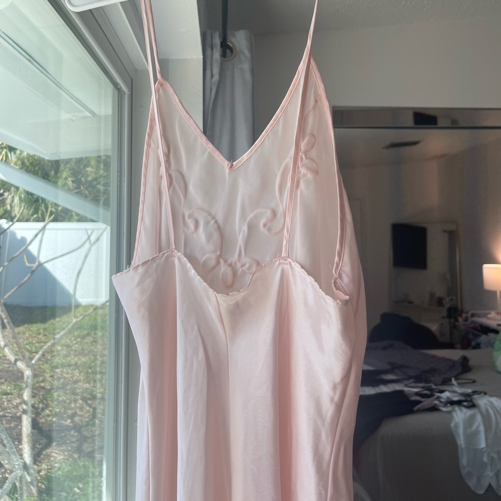 Baby Pink Slip Dress